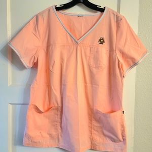 Koi Happiness Pink Tokidoki Short Sleeve Scrub Top Maybe 2X